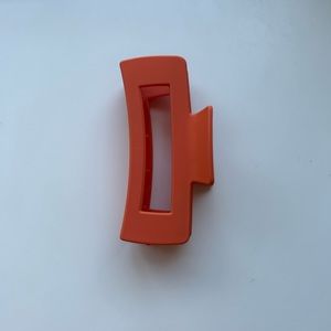 NWOT Orange Claw Clip